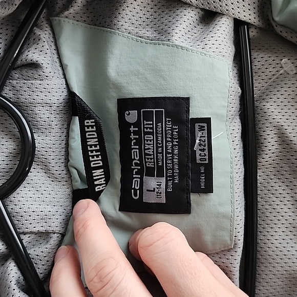 Carhartt Rain Coat Jacket - Picture 4 of 6